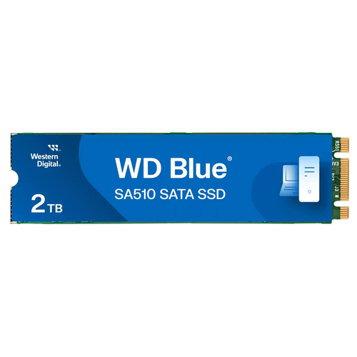 Western Digital WD Blue SA510 2TB M.2 SATA SSD – High-Speed 560MB/s Storage