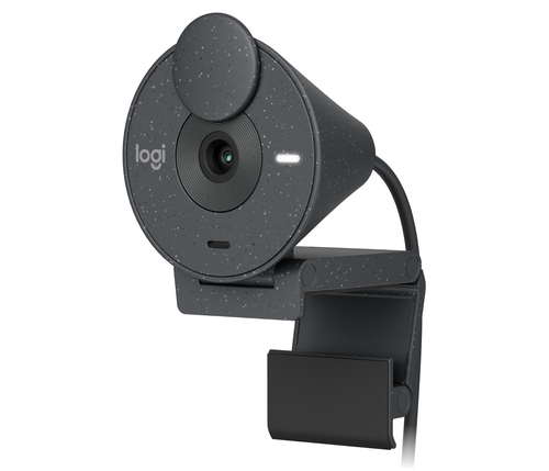 Logitech Brio 300 2MP USB Webcam – Full HD 1080p, 30fps,720p/1080p,Plug-and-Play