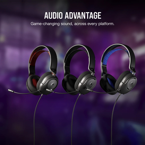 Corsair HS35 v2, Wired, Gaming, Headset/Headphones, Black