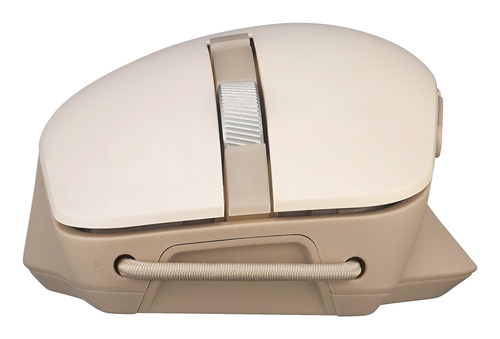 ASUS SmartO Mouse MD200 Silent Plus, featuring silent-click buttons and ergonomic low profile for comfort