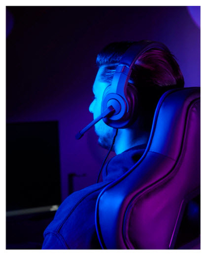 Close-up of uRage SoundZ 200 V2 volume control knob