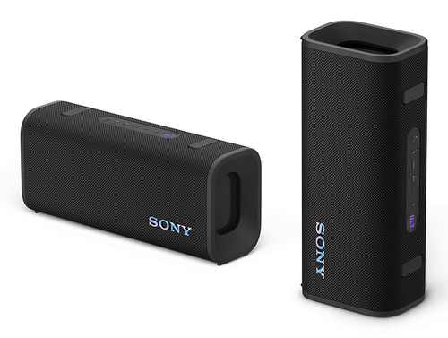 Sony portable speaker with app control screen