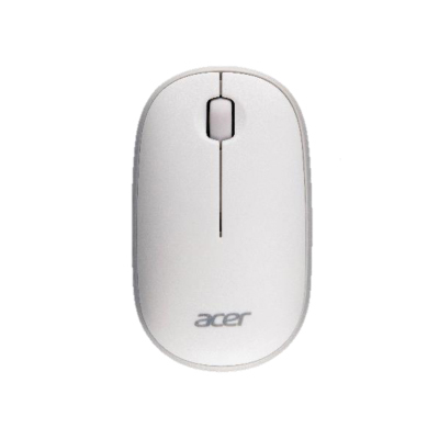 Acer Wireless Bubble Mouse, Ambidextrous, Optical, 1600 DPI, White