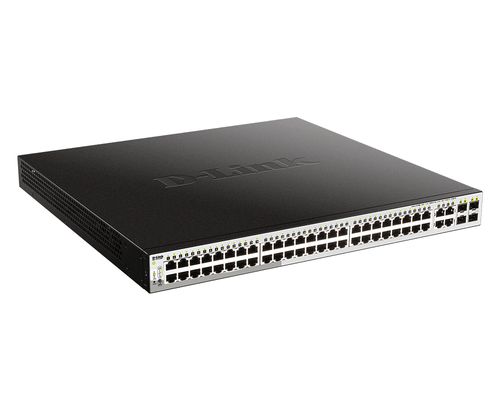 D-Link, 52-Port PoE Gigabit L2, Smart Managed Switch