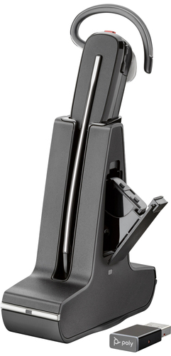POLY Savi 8245 DECT, USB-A to C +D400, Wireless,1880-1900 MHz, Headset/Earpods, Black