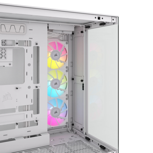 Corsair iCUE LINK 6500X RGB, White Midi Tower PC Case