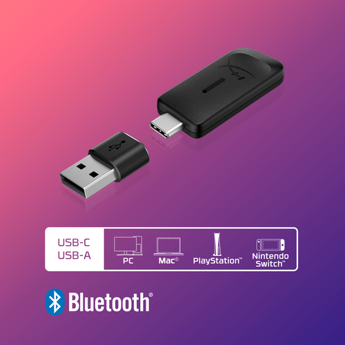 HyperX Cloud III S Wireless - Wireless, Gaming, Headset/Headphones, Black, Red