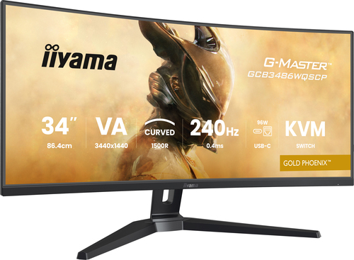 iiyama G-MASTER, 86.4 cm (34"), 3440 x 1440 pixels, UltraWide Quad HD Monitor