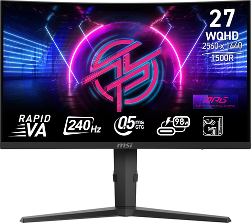 MSI MPG 275CQRXF, 68.6 cm (27"), 2560 x 1440 pixels, Wide Quad HD Monitor