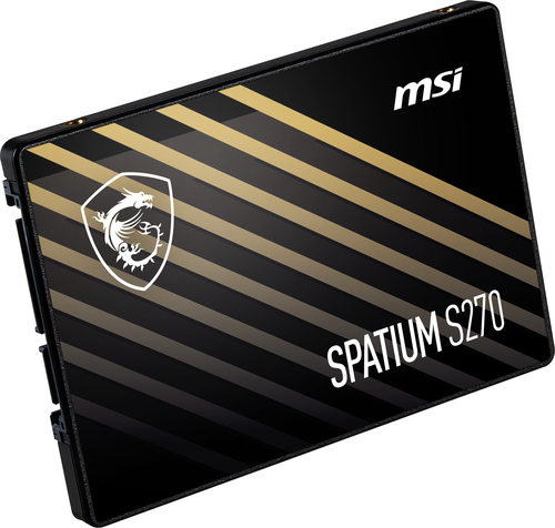 MSI Spatium S270 480GB 2.5" SATA III SSD,Fast 6Gb/s Speed,Reliable Storage Drive