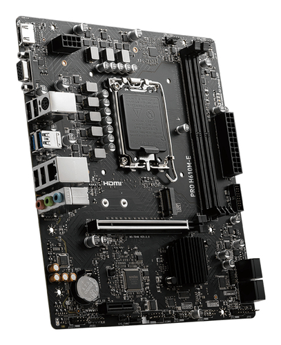 MSI PRO H610M-E Micro ATX LGA1700 Motherboard