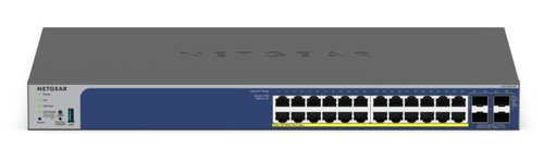 NETGEAR, 28-Port PoE Gigabit/10G, L2/L3, Smart Switch