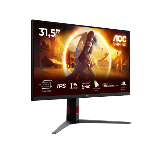 AOC G4 U32G4U 31.5" 3840 x 2160 pixels 4K Ultra HD Monitor Black, Red
