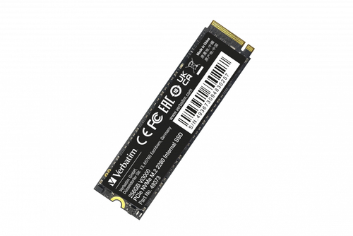 Verbatim Vi3000 256GB M.2 NVMe PCIe SSD, 3100MB/s High-Speed Internal Storage