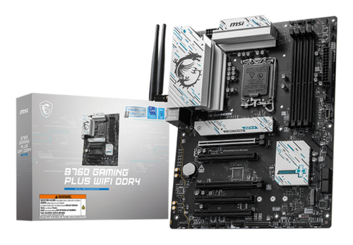 MSI B760 GAMING PLUS WIFI DDR4 ATX LGA1700 Motherboard