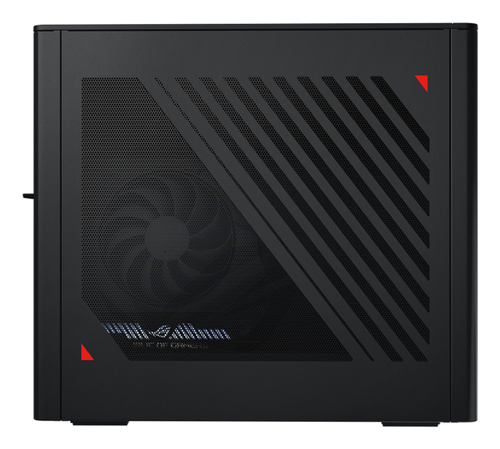 ASUS ROG G22CH interior view showing RTX 4060 Ti graphics card