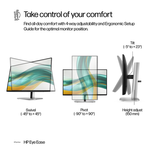 HP Series 5 Pro, 60.5 cm (23.8"), 1920 x 1080 pixels, LCD, FHD Monitor