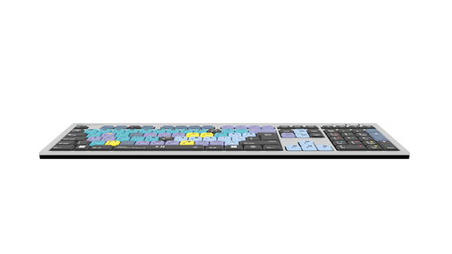 Full size wired Logickeyboard for DaVinci Resolve editing on Windows