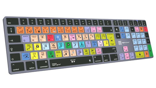 Logic Keyboard LKB-LOGXP2-TM-UK wireless keyboard top view image
