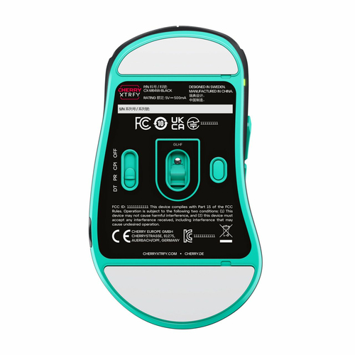 CHERRY XTRFY M64 Wireless, RF, 26000 DPI, Black Mouse