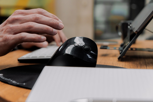 BakkerElkhuizen PRF Mouse Wireless, Right-hand, RF Wireless, 1600 DPI, Black