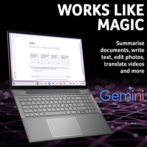 Acer Chromebook Plus 516 CB516-1H- Intel Core i5-1334U, 8GB, 256GB SSD