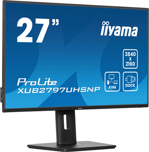 iiyama ProLite, 68.6 cm (27"), 3840 x 2160 pixels, 4K Ultra HD, LED Monitor