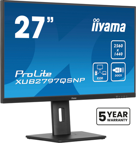iiyama ProLite, QHD IPS,  68.6 cm (27"), 2560 x 1440 pixels, LED, Monitor