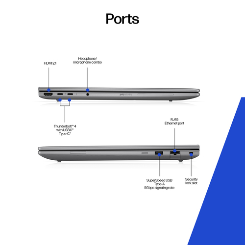 HP ZBook 8 G1ak ,AMD Ryzen AI 7 PRO 14 inches 64 GB W11 ProMobile Workstation PC