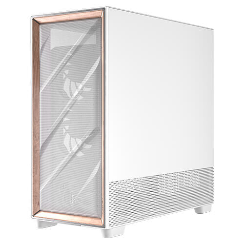 Antec FLUX PRO White EUV, Glass, Plastic, Steel, Tempered glass, Full Tower Case