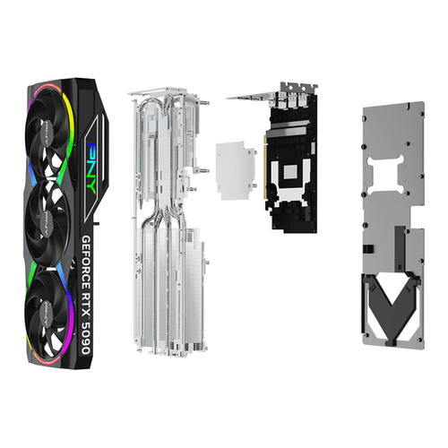 PNY GeForce RTX 5090, 32 GB GDDR7 512-bit, 7680 x 4320 pixels, Graphics Card