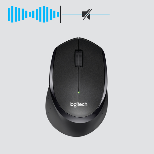 Logitech M330 SILENT PLUS, Right-hand, Mechanical, RF Wireless, 1000 DPI, Mouse