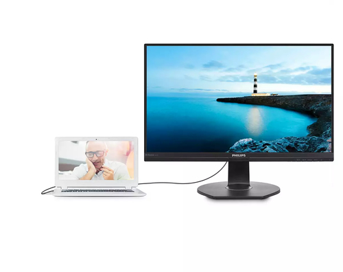 Philips B Line FHD LCD monitor USB-C dock, (23.8"), 1920 x 1080 pixels, LCD