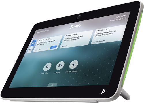 POLY TC10 White Touch Controller, (10.1"), 1280 x 800 pixels, Rugged Tablet