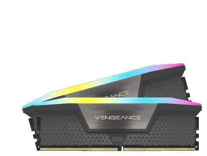Corsair Vengeance RGB, 32 GB, DDR5, 288-pin DIMM For PC/Server Memory, Black