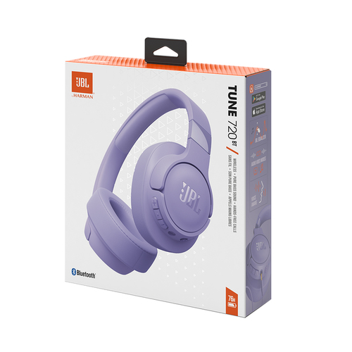 JBL Tune 720 BT, Wireless, 20 - 20000 Hz, Headset/Headphones, Purple