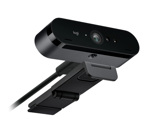 Logitech BRIO Ultra HD Pro Webcam, 13MP, 4K, 90fps, HDR, USB, Business Ready