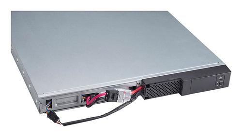 Eaton 5P 1U rackmount UPS installed in server rack with cables connected