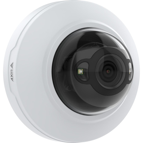 Axis 02679-001 digital PTZ IP camera zooming to monitor office lobby