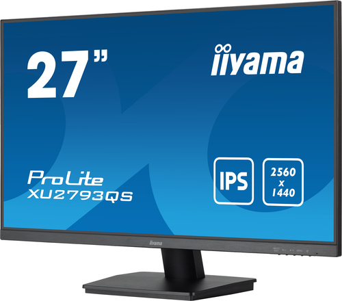 iiyama ProLite XU2793QS-B7, (27"), 2560 x 1440 pixels, 4K Ultra HD, LED Monitor