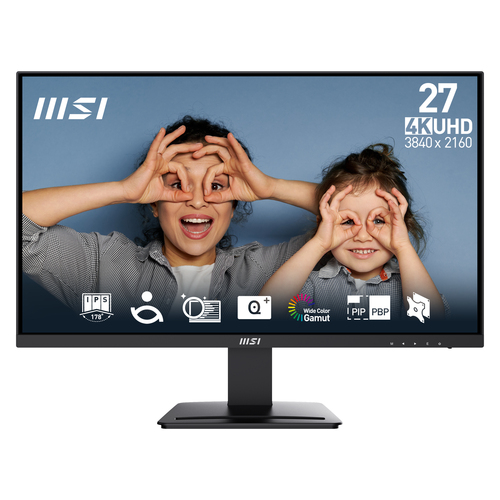 MSI Pro MP273U, 68.6 cm (27"), 3840 x 2160 pixels, 4K Ultra HD Monitor