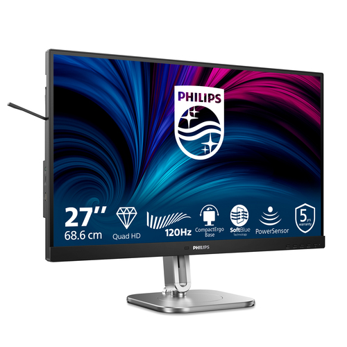 Philips 4000 series (27B2N4500/00), (27"), 2560 x 1440 pixels, QHD, LCD Monitor