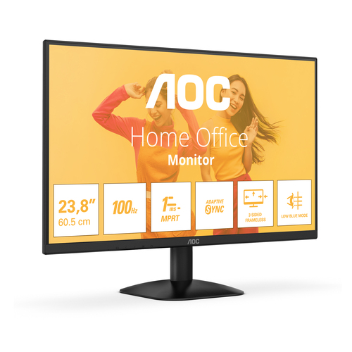 AOC B3 24B35HM2, 60.5 cm (23.8"), 1920 x 1080 pixels, Full HD, LED Monitor