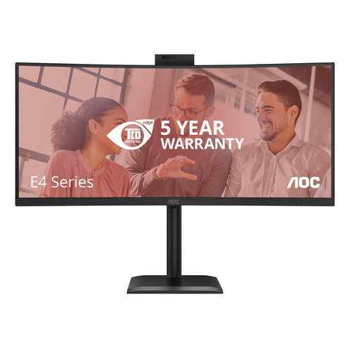 AOC E4 CU34E4CW, 86.4 cm (34"), 3440 x 1440 pixels, UltraWide QHD, LED Monitor