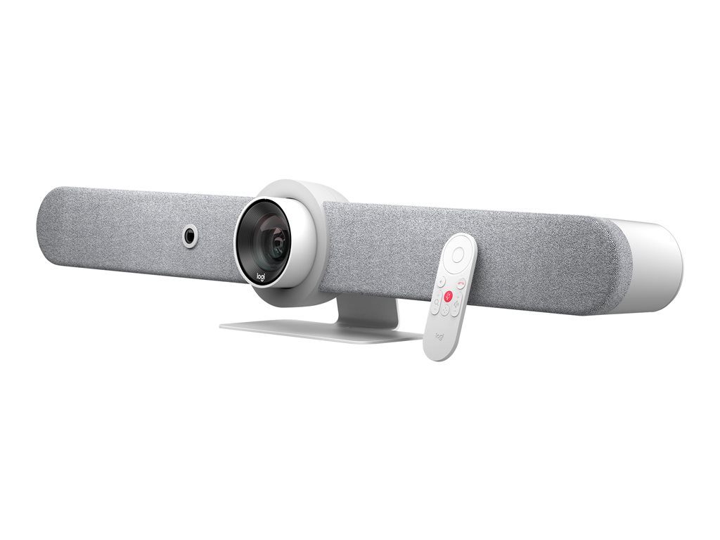 Logitech Rally Bar, 4K Ultra HD, 30 fps, Video Conferencing System, White
