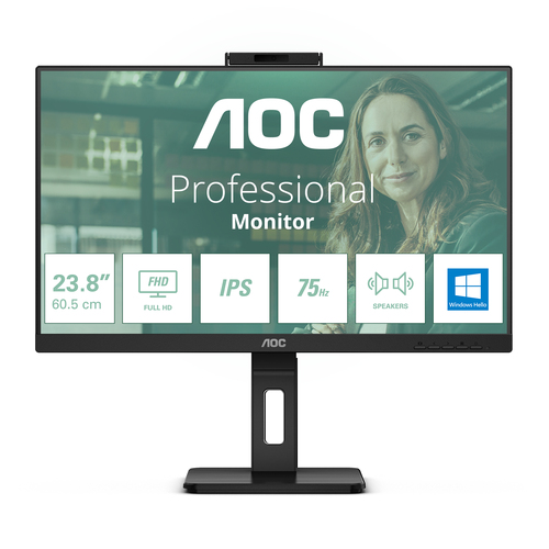 AOC 24P3CW, 60.5 cm (23.8"), 1920 x 1080 pixels, Full HD, LED Monitor