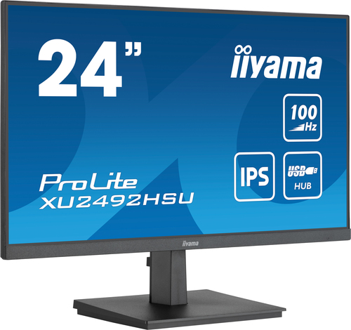 iiyama ProLite IPS, (23.8"), 1920 x 1080 pixels, Full HD LED Monitor
