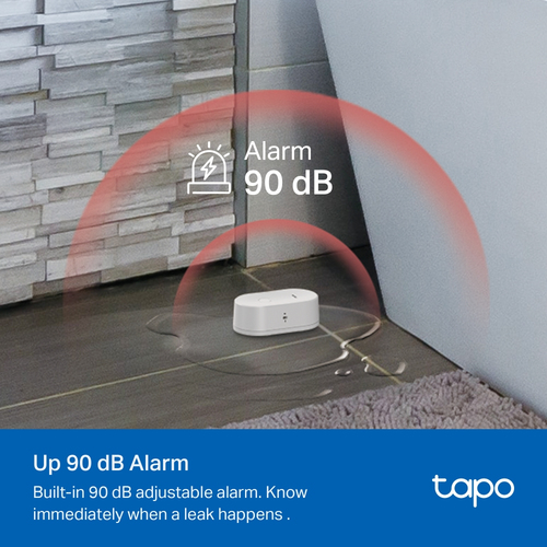 TP-Link Tapo T300 V1, Smart Water Leak Sensor with 2 AAA batteries