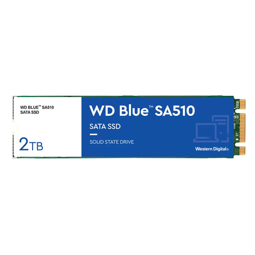 Western Digital Blue SA510 2TB M.2 SATA SSD, 560MB/s High-Speed Internal Storage