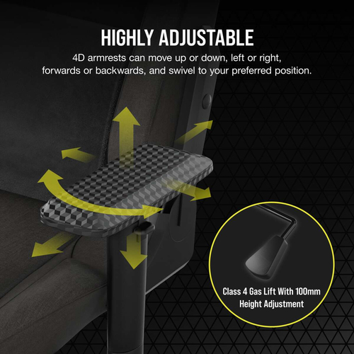 Corsair (CF-9010057-UK), Mesh seat, PC gaming chair